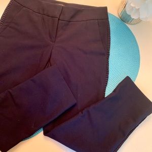 Loft Marisa Tuxedo Stripe Crop